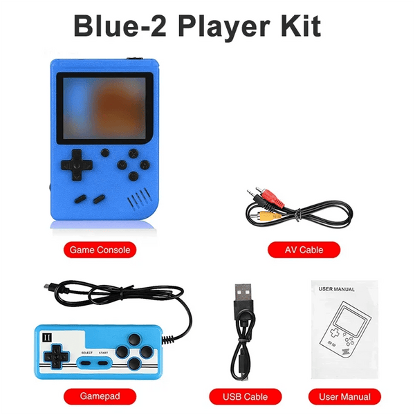 Planet Gates Black bag NEW Portable Retro Mini Video Game Console 8-Bit Handheld Game Player Built-in 400 games AV Out Game Console Gameboy videojuego