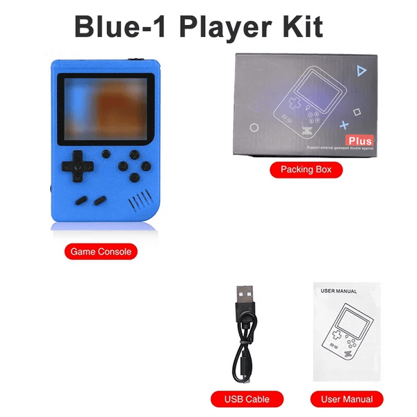 Planet Gates Black bag NEW Portable Retro Mini Video Game Console 8-Bit Handheld Game Player Built-in 400 games AV Out Game Console Gameboy videojuego