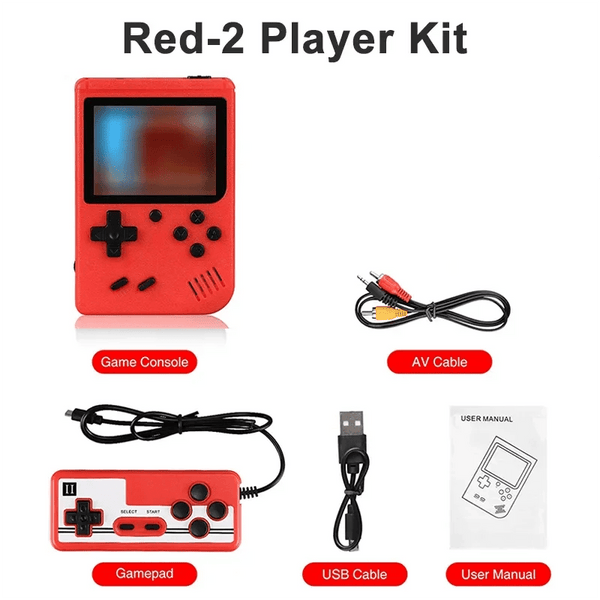 Planet Gates Black bag NEW Portable Retro Mini Video Game Console 8-Bit Handheld Game Player Built-in 400 games AV Out Game Console Gameboy videojuego