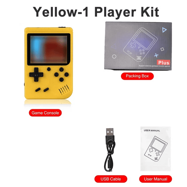 Planet Gates Black bag NEW Portable Retro Mini Video Game Console 8-Bit Handheld Game Player Built-in 400 games AV Out Game Console Gameboy videojuego