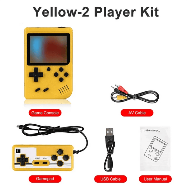 Planet Gates Black bag NEW Portable Retro Mini Video Game Console 8-Bit Handheld Game Player Built-in 400 games AV Out Game Console Gameboy videojuego