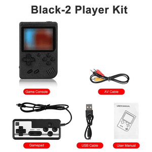 Planet Gates Black bag NEW Portable Retro Mini Video Game Console 8-Bit Handheld Game Player Built-in 400 games AV Out Game Console Gameboy videojuego