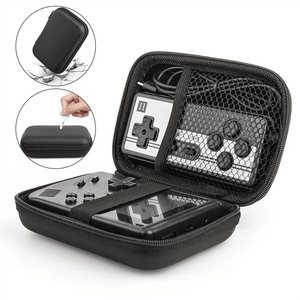 Planet Gates Black bag NEW Portable Retro Mini Video Game Console 8-Bit Handheld Game Player Built-in 400 games AV Out Game Console Gameboy videojuego
