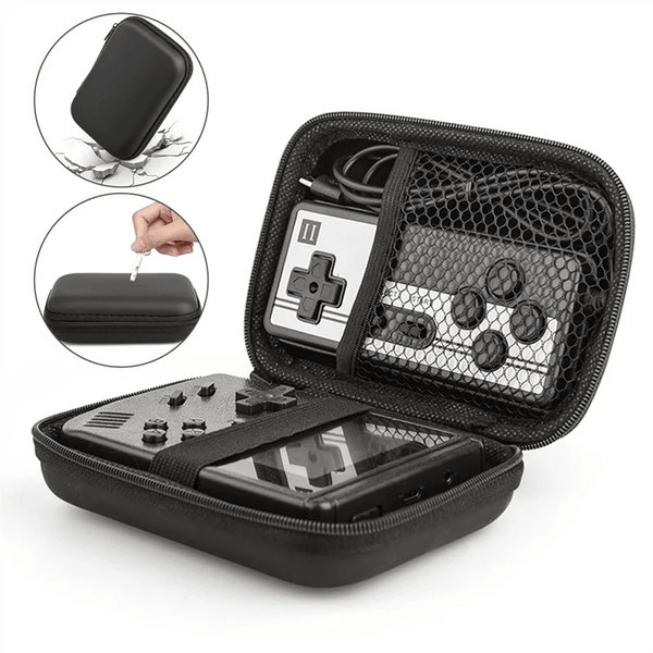 Planet Gates Black bag NEW Portable Retro Mini Video Game Console 8-Bit Handheld Game Player Built-in 400 games AV Out Game Console Gameboy videojuego