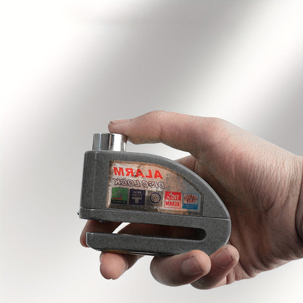 Planet Gates Black Bicycle Alarm Disc Lock With 2 Keys 110db Alarm Sound Premium Waterproof Universal Motorbike Bicycle Electric Vehicle