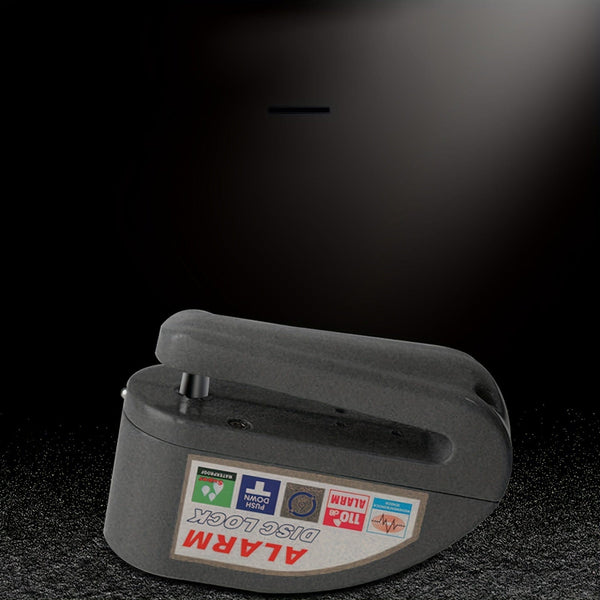 Planet Gates Black Bicycle Alarm Disc Lock With 2 Keys 110db Alarm Sound Premium Waterproof Universal Motorbike Bicycle Electric Vehicle