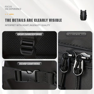 Planet Gates Black Black Motorcycle Riding Backpack Waterproof Helmet Storage Travel Backpack Reflective Safety Shoulder Bag Large Capacity For Men