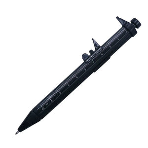 Planet Gates Black / black Multifunction Caliper pen Ball-Point 0.5mm ballpoint pen Gel Ink Pen Vernier Caliper Roller Ball Pen Creativity Stationery