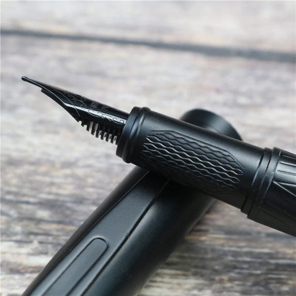 Planet Gates black Black samurai High quality fountain pen Black Forest Excellent Titanium Nib Office School Supplies Writing Smooth Ink Pens