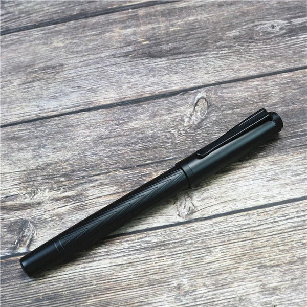 Planet Gates black Black samurai High quality fountain pen Black Forest Excellent Titanium Nib Office School Supplies Writing Smooth Ink Pens