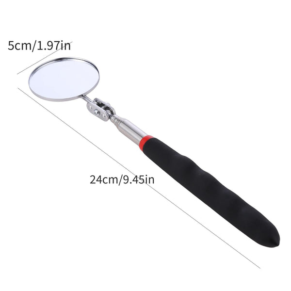 Planet Gates Black Black Undercar Inspection Universal Telescopic Folding Visitation Mirror
