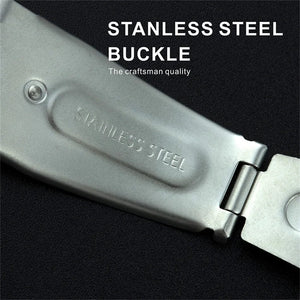 Planet Gates Black Blue reloj hombre Luxury Business Men Watchs Stainless Steel Quartz WristWatch Male Leather Calendar Luminous Clock relogio masculino