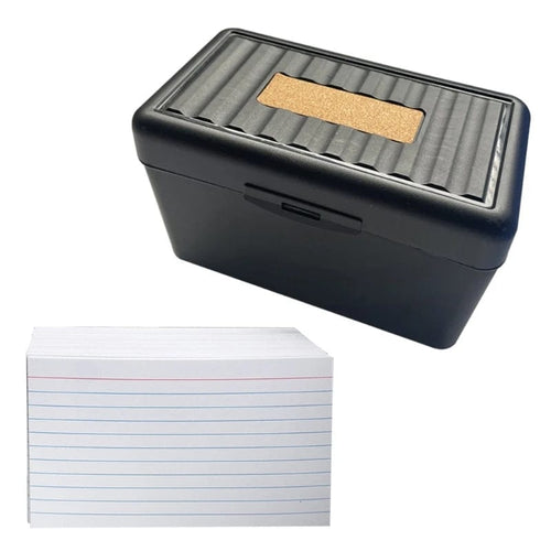 Planet Gates Black box 200 sheets Colored Index Cards Dividers 3x5 Inches Tabbed Cards Ruled Note Card Dividers Lined Pattern Flashcards Studying Cards