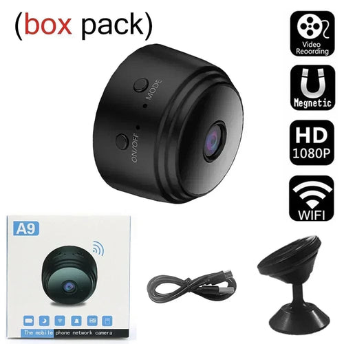 Planet Gates black box pack / 6V Mini A9 Cameras WiFi Wireless 1080p Vehicle Camera Voice Recorder Home Camcorder Security Surveillance Electronics