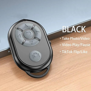 Planet Gates black BT Remote for iPhone Xiaomi Redmi Samsung Mobile Phone Universal Remote Control Selfie Stick Bluetooth Camera Controller