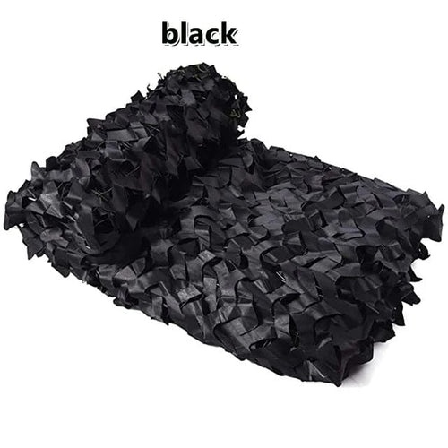 Planet Gates black camouflage / 5x6m Military camouflage network training network, sunshade tent, hunting shelter, outdoor camping, car cover, garden bar decora