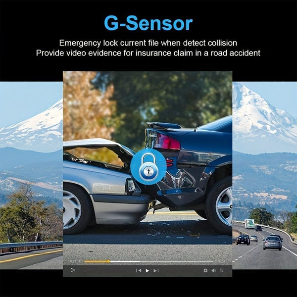 Planet Gates Black Car Center Console Installation Free Driving Recorder, 5.08 cm Screen HD Night Vision 1080 Aromatherapy Base Car DVR