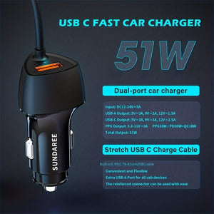 Planet Gates Black Car Charger