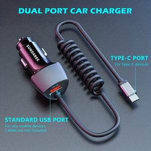 Planet Gates Black Car Charger