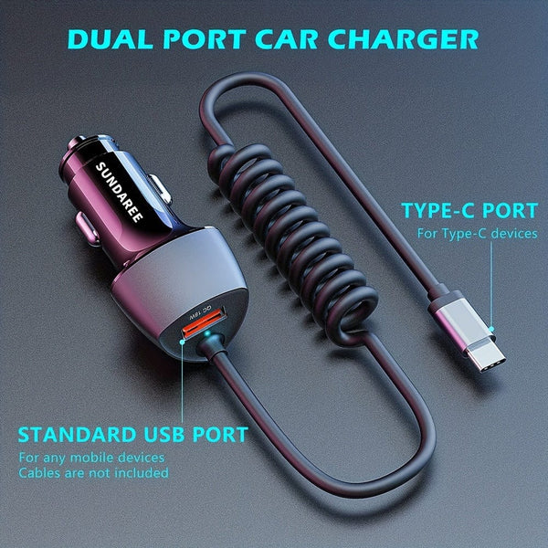 Planet Gates Black Car Charger
