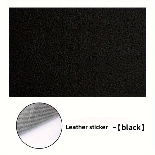 Planet Gates Black [Car Faux Leather Repair Patch] Self-adhesive Seat Cushion For Car Seat, Motorcycle Sofa, Motorcycle Repair, Electric Car Seat Patch Repair