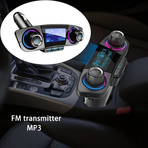 Planet Gates Black Car FM Transmitter MP3 Player Adapter Charger Handsfree