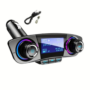 Planet Gates Black Car FM Transmitter MP3 Player Adapter Charger Handsfree