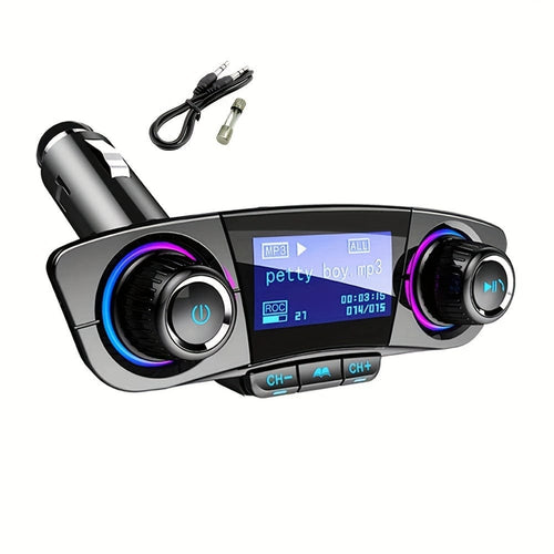Planet Gates Black Car FM Transmitter MP3 Player Adapter Charger Handsfree