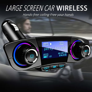 Planet Gates Black Car FM Transmitter MP3 Player Adapter Charger Handsfree