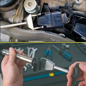 Planet Gates black Car Ignition Coil Removal Tool Ignition Coil Plug Removal Snap Wrench Opens High-Voltage Pull-Out Extractor Auto Repair Tools