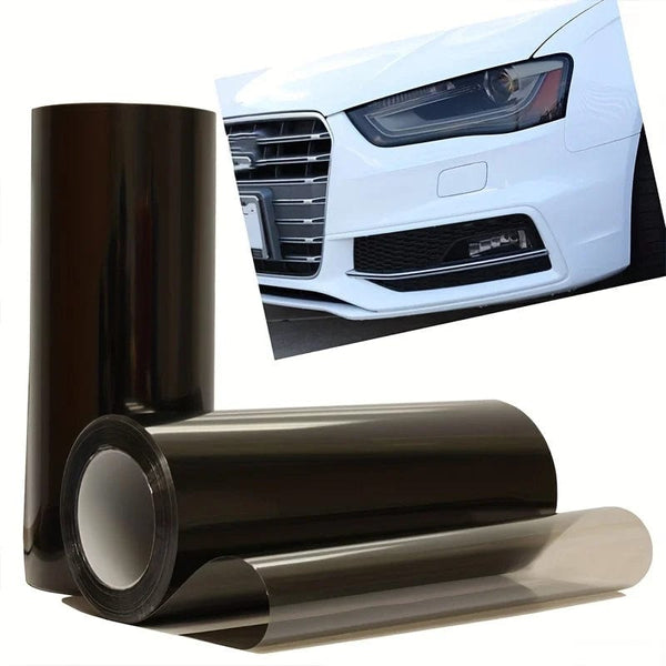 Planet Gates black Car Lamp Color Changing Film, 39.37in * 11.81in,PVC Material, Rear Lamp Film, Headlamp, Fog Lamp Color Changing Film