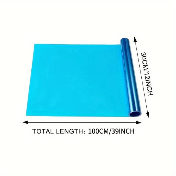 Planet Gates black Car Lamp Color Changing Film, 39.37in * 11.81in,PVC Material, Rear Lamp Film, Headlamp, Fog Lamp Color Changing Film