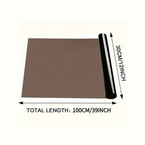 Planet Gates black Car Lamp Color Changing Film, 39.37in * 11.81in,PVC Material, Rear Lamp Film, Headlamp, Fog Lamp Color Changing Film