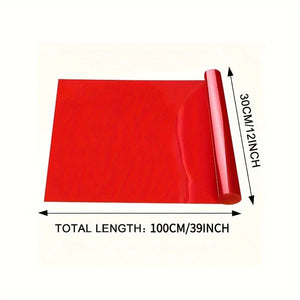 Planet Gates black Car Lamp Color Changing Film, 39.37in * 11.81in,PVC Material, Rear Lamp Film, Headlamp, Fog Lamp Color Changing Film