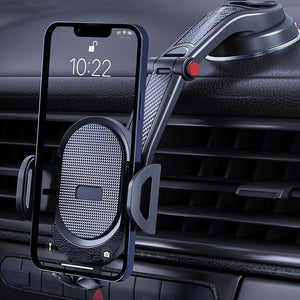 Planet Gates Black Car Phone Holder Mount Cell Phone Mount For Car Dashboard & Windscreen For Universal Cars 360° Rotatable Mobile Phone Holder