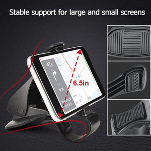 Planet Gates black Car Phone Holder Mount Stand Holder For Cell Phone In Car GPS Display Dashboard Bracket For Iphone Xiaomi Samsung Huawei