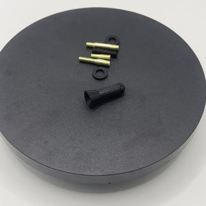 Planet Gates Black Car Roof Antenna 1.4in/3.5cm Carbon Fiber Screw Metal Short Stubby Mast Car Radio Aerial Antenna Accessories Part