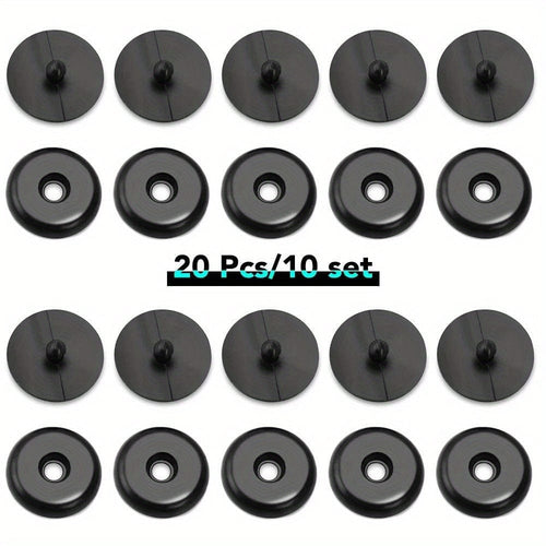 Planet Gates Black Car Safety Seatbelt Stopper Buckle Automobile Seat Belt Spacing Limit Stop Plastic Anti-slip Button Retainer Car Interior