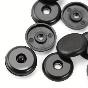 Planet Gates Black Car Safety Seatbelt Stopper Buckle Automobile Seat Belt Spacing Limit Stop Plastic Anti-slip Button Retainer Car Interior