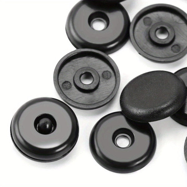 Planet Gates Black Car Safety Seatbelt Stopper Buckle Automobile Seat Belt Spacing Limit Stop Plastic Anti-slip Button Retainer Car Interior