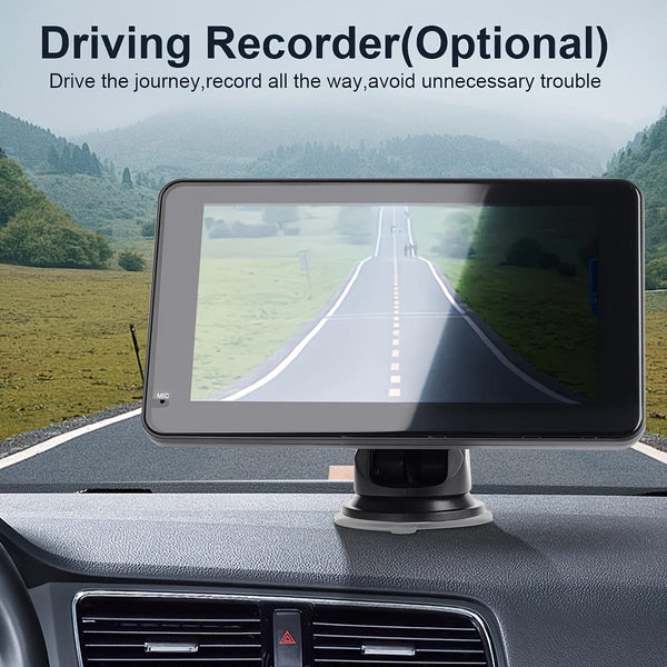 Planet Gates Black Car Stereo, Portable Wireless 17.78cmTouch Screen Apple CarPlay And Android Auto Automatic Multimedia Player, Mirror Link/for Siri/Navigation Screen