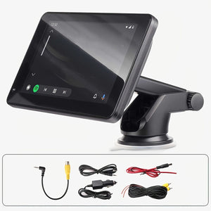 Planet Gates Black Car Stereo, Portable Wireless 17.78cmTouch Screen Apple CarPlay And Android Auto Automatic Multimedia Player, Mirror Link/for Siri/Navigation Screen