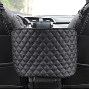 Planet Gates Black Car Storage Bag Handbag Holder Car Seat Storage Organizer Auto Interior Stowing Tidying Car Middle Organizer Holder Pocket Car Inner Accessories