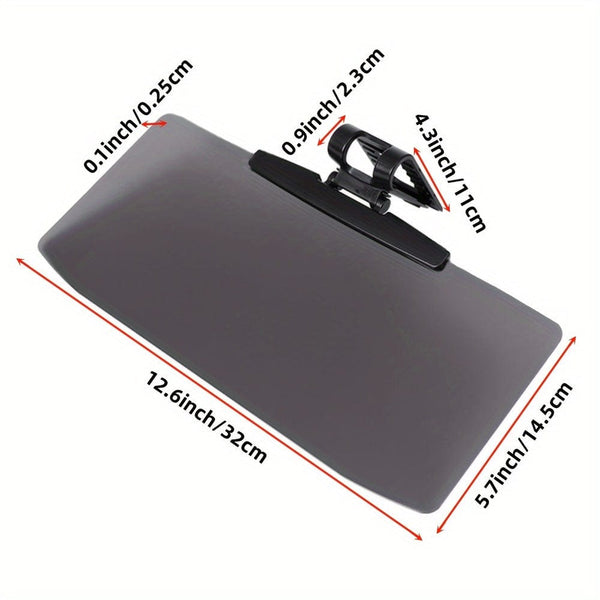 Planet Gates Black Car Sun Visor, Universal Anti-Reflective Polarized Car Sun Visor Expanding Sun Visor, Prevents Miscellaneous Light, Snow Blindness And UV Rays