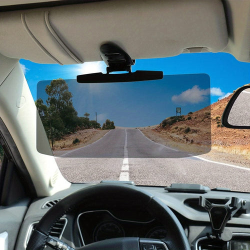 Planet Gates Black Car Sun Visor, Universal Anti-Reflective Polarized Car Sun Visor Expanding Sun Visor, Prevents Miscellaneous Light, Snow Blindness And UV Rays