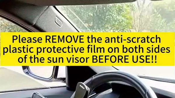 Planet Gates Black Car Sun Visor, Universal Anti-Reflective Polarized Car Sun Visor Expanding Sun Visor, Prevents Miscellaneous Light, Snow Blindness And UV Rays