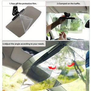 Planet Gates Black Car Sun Visor, Universal Anti-Reflective Polarized Car Sun Visor Expanding Sun Visor, Prevents Miscellaneous Light, Snow Blindness And UV Rays