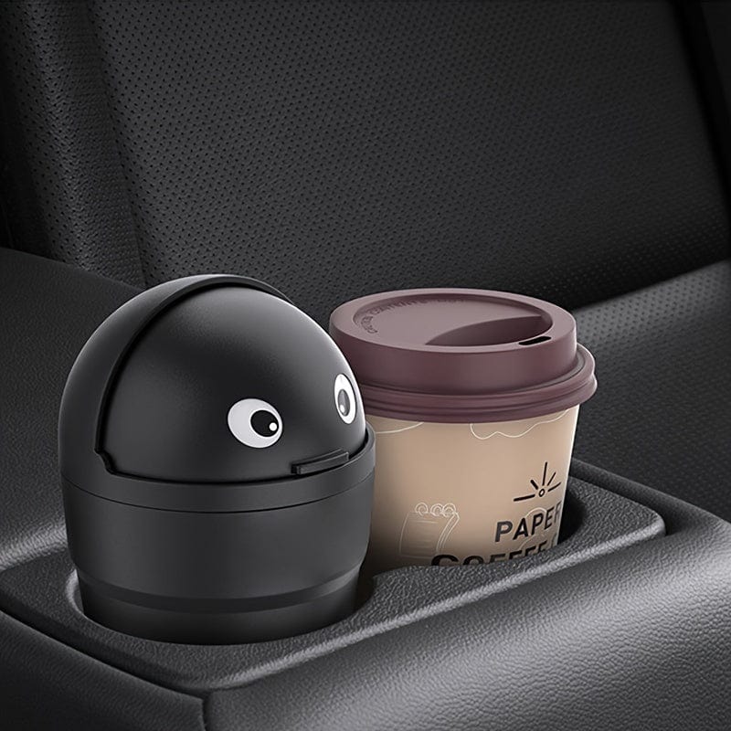 Planet Gates Black Car Trash Can Mini Trash Bag Cute Trash Can Fold Mini Creative Multi-purpose Glove Box Glove Box Small Trash Can Auto Supplies Auto Accessories