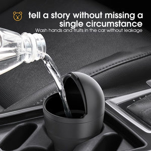 Planet Gates Black Car Trash Can Mini Trash Bag Cute Trash Can Fold Mini Creative Multi-purpose Glove Box Glove Box Small Trash Can Auto Supplies Auto Accessories