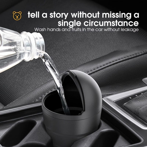 Planet Gates Black Car Trash Can Mini Trash Bag Cute Trash Can Fold Mini Creative Multi-purpose Glove Box Glove Box Small Trash Can Auto Supplies Auto Accessories